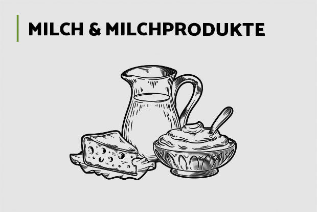 Milch und Milchprodukte